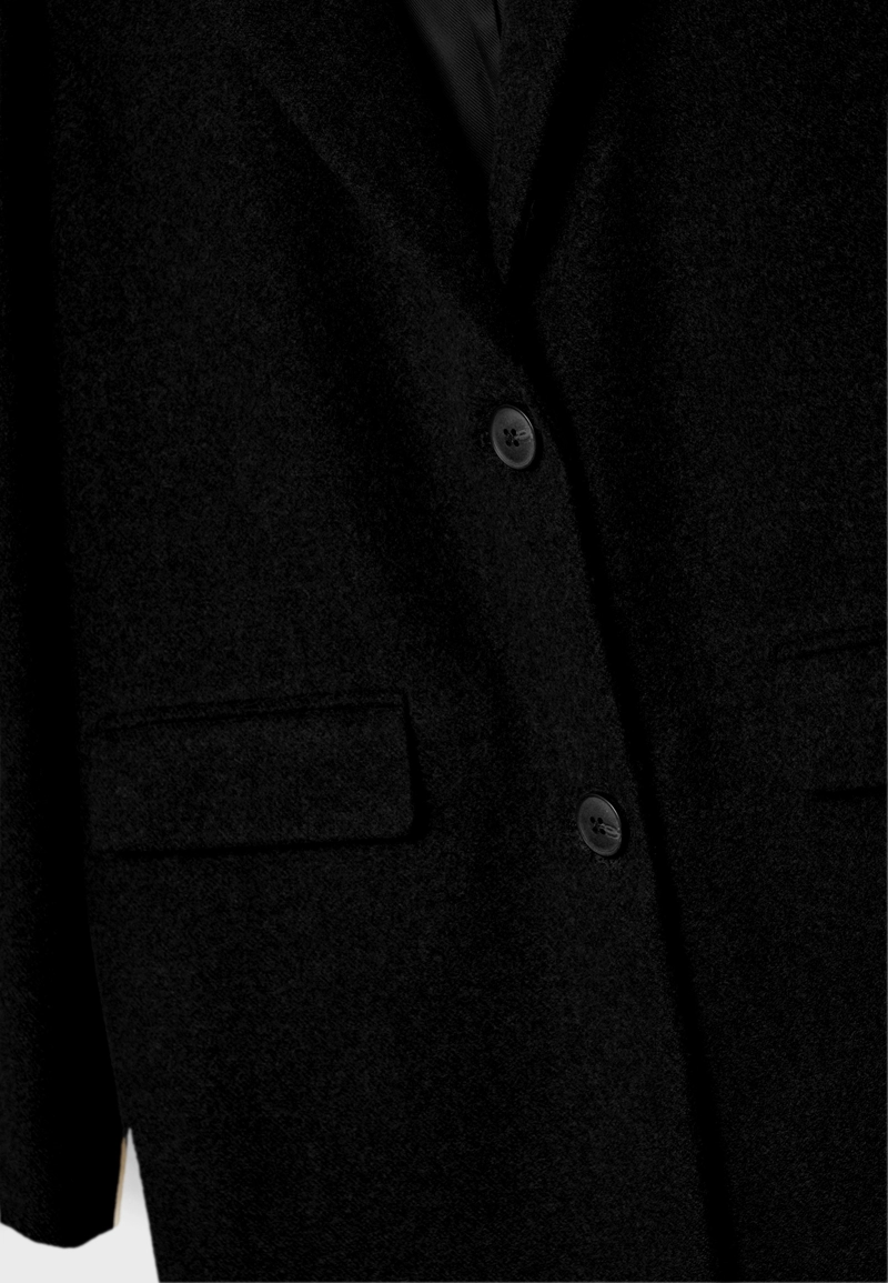 Длинное прямое пальто