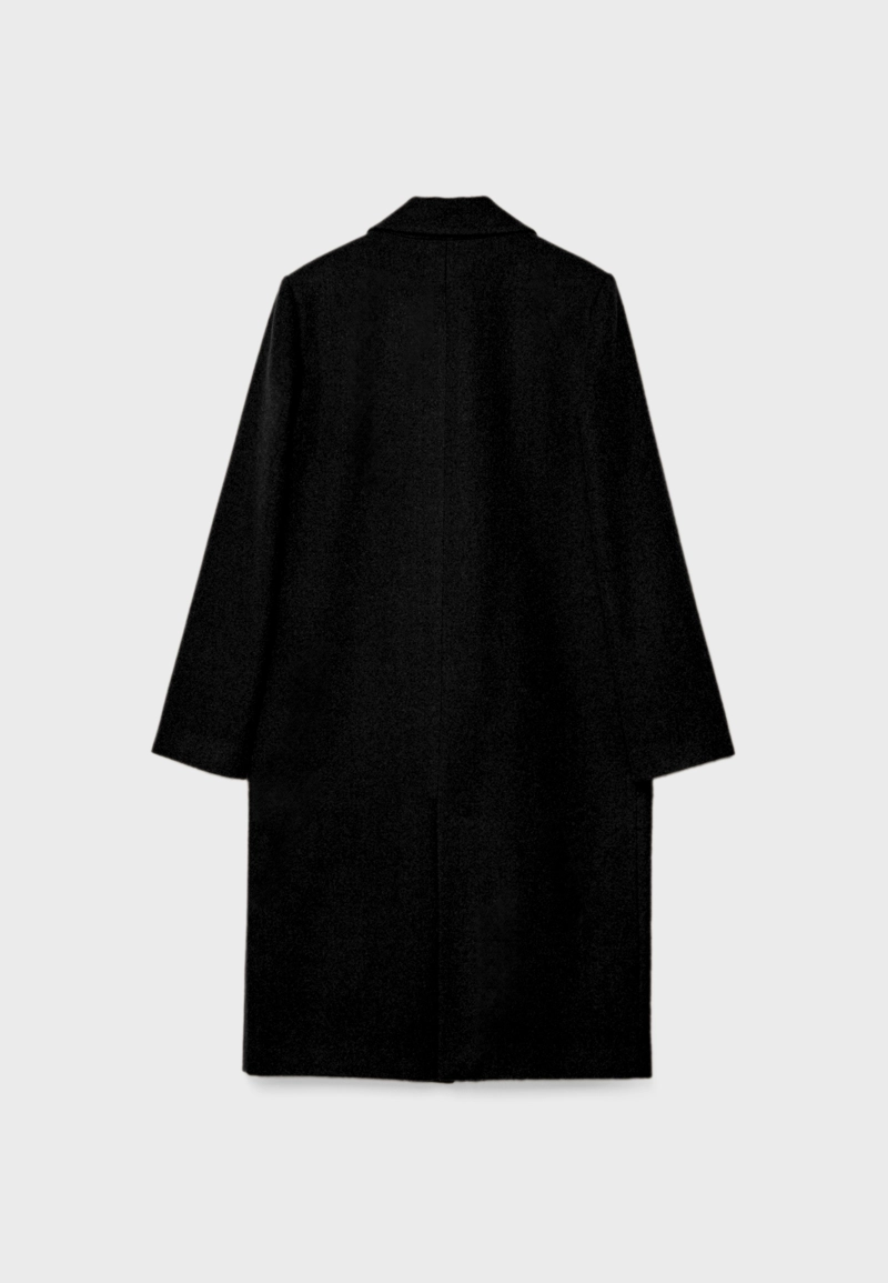 Длинное прямое пальто