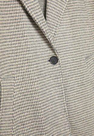 Пальто миди с пуговицами и принтом- Заказать в России