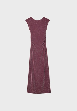 Платье миди с открытой спиной- Заказать в России