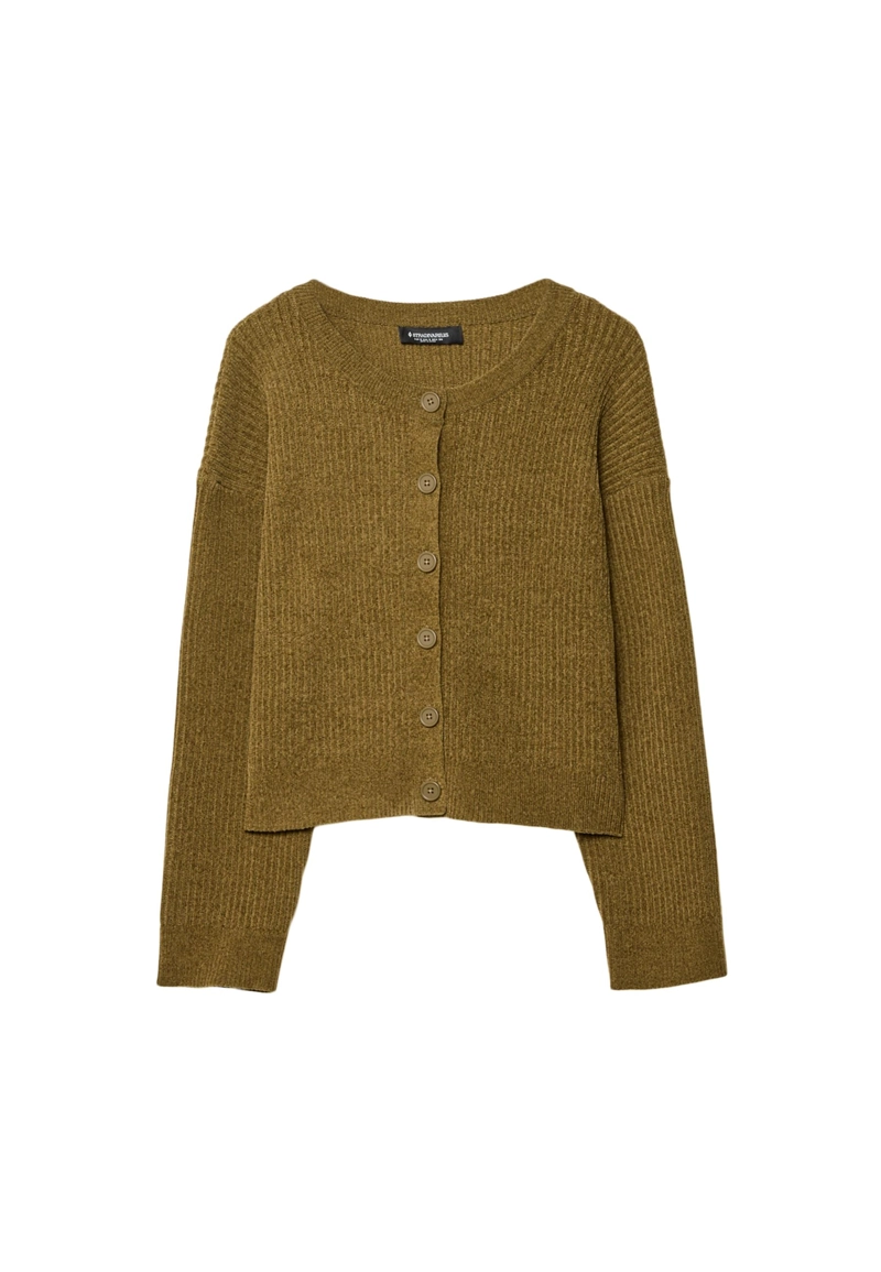 Трикотажный жакет на пуговицах