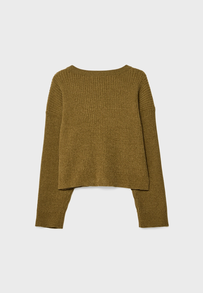 Трикотажный жакет на пуговицах