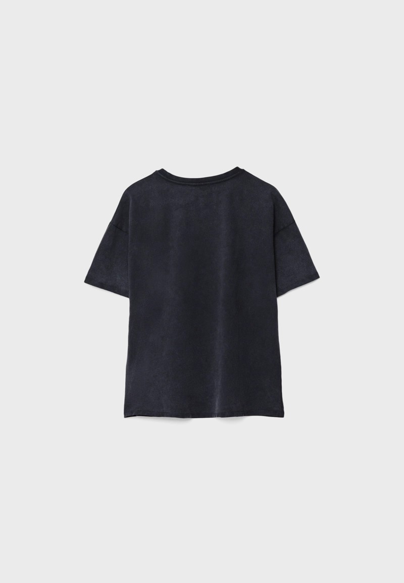 Футболка с принтом Catitude и аппликацией