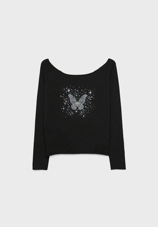 Футболка с вырезом «лодочка»- Заказать в России