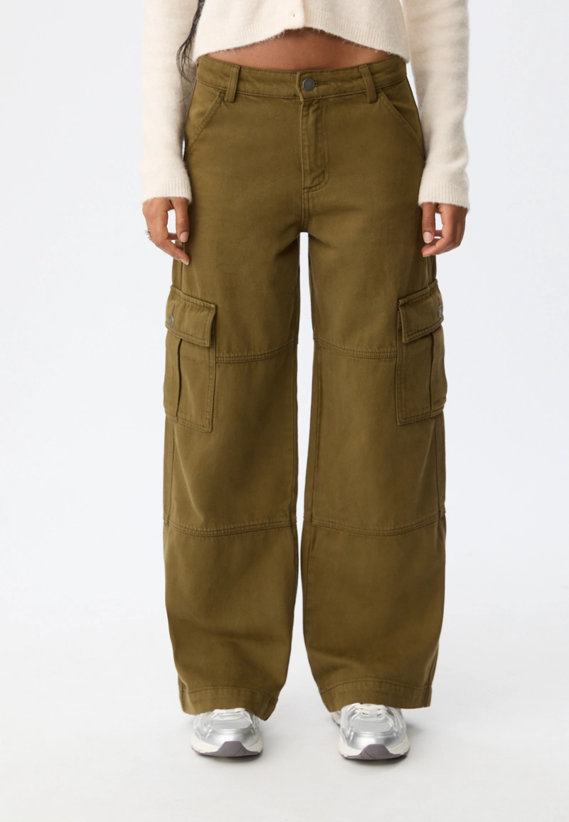 Прямые брюки карго