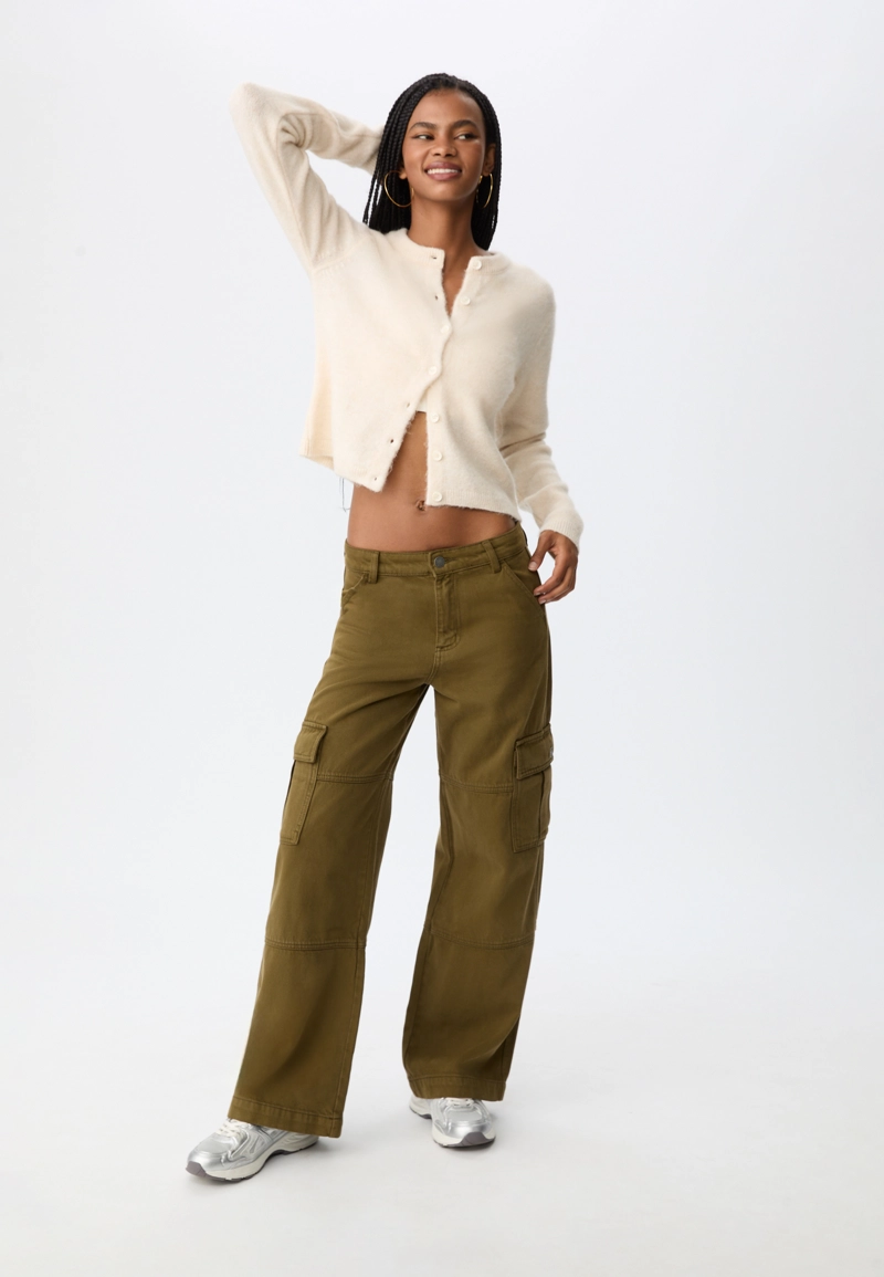 Прямые брюки карго