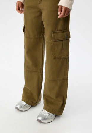 Прямые брюки карго- Заказать в России