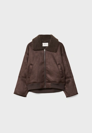 Двусторонняя куртка с комбинированным воротником- Заказать в России