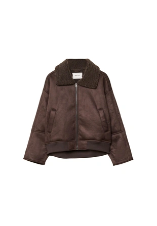 Двусторонняя куртка с комбинированным воротником- Заказать в России