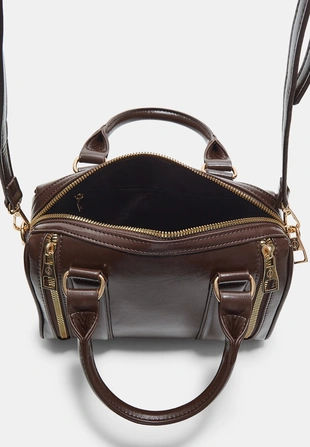 Сумка из искусственной кожи на молнии- Заказать в России