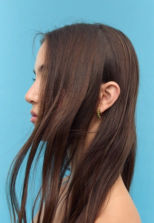 Набор из 9 пар серег с блестящей отделкой- Заказать в России