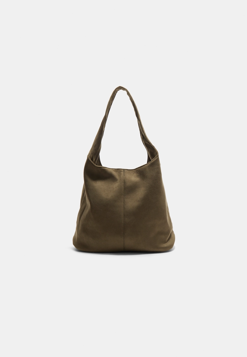 Сумка через плечо из искусственной замши