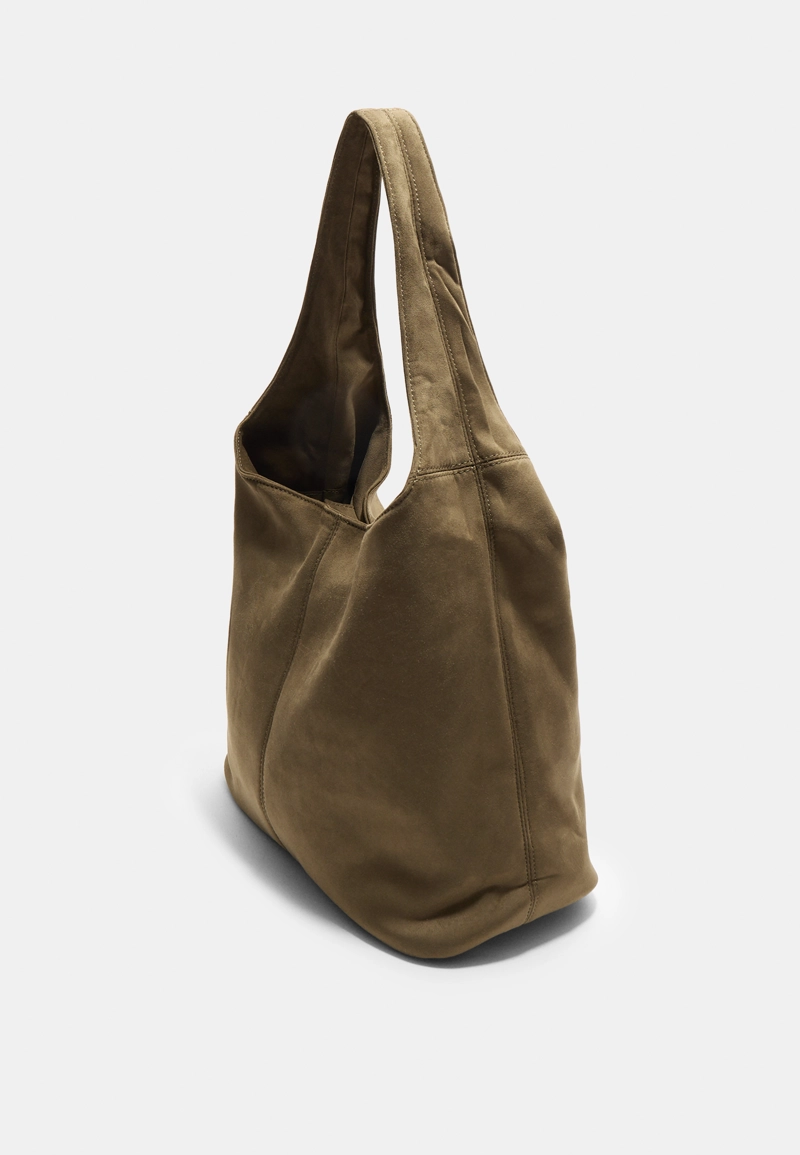 Сумка через плечо из искусственной замши