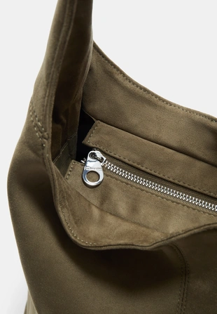 Сумка через плечо из искусственной замши- Заказать в России