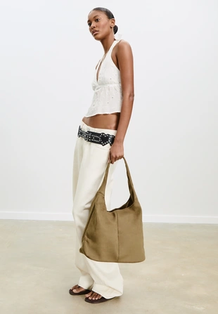 Сумка через плечо из искусственной замши- Заказать в России