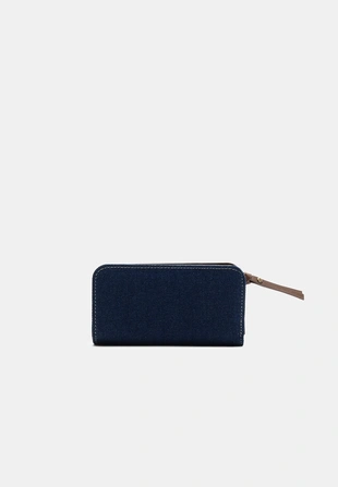 Джинсовый кошелек на молнии- Заказать в России