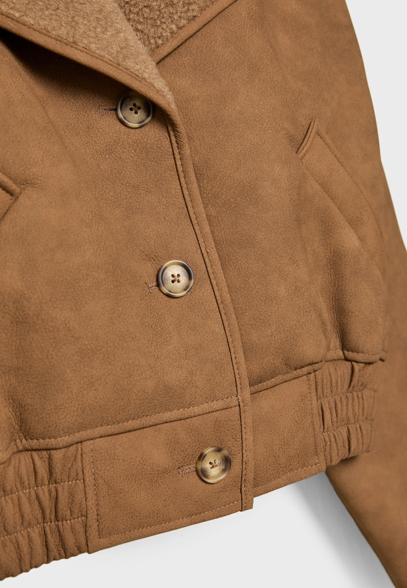 Укороченная двусторонняя куртка