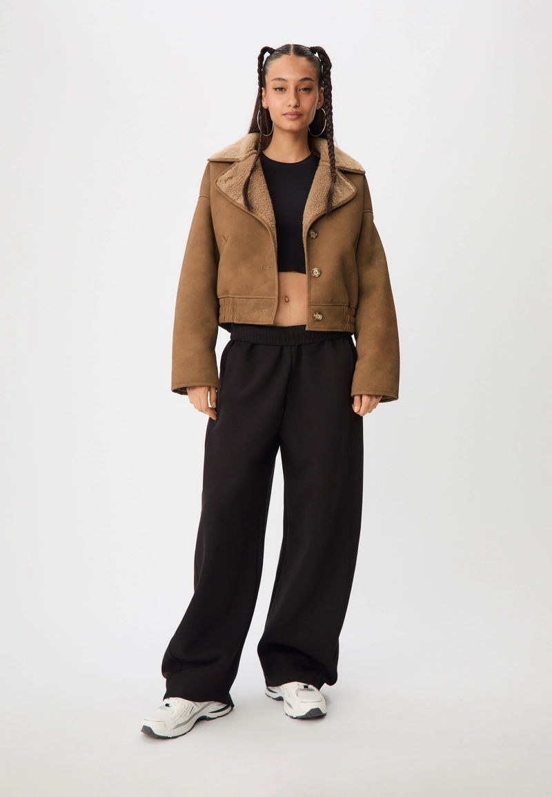 Укороченная двусторонняя куртка