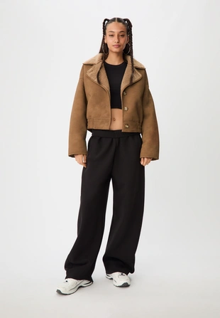 Укороченная двусторонняя куртка- Заказать в России