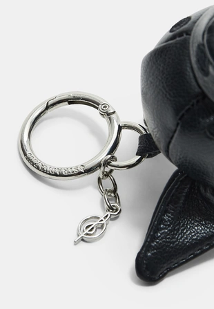 DOG CHARM KEYRING WITH A LEATHER EFFECT- Заказать в России