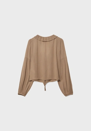 Блузка с воланами- Заказать в России