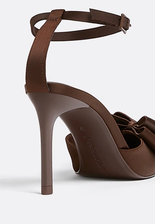 Туфли-лодочки с бантом- Заказать в России