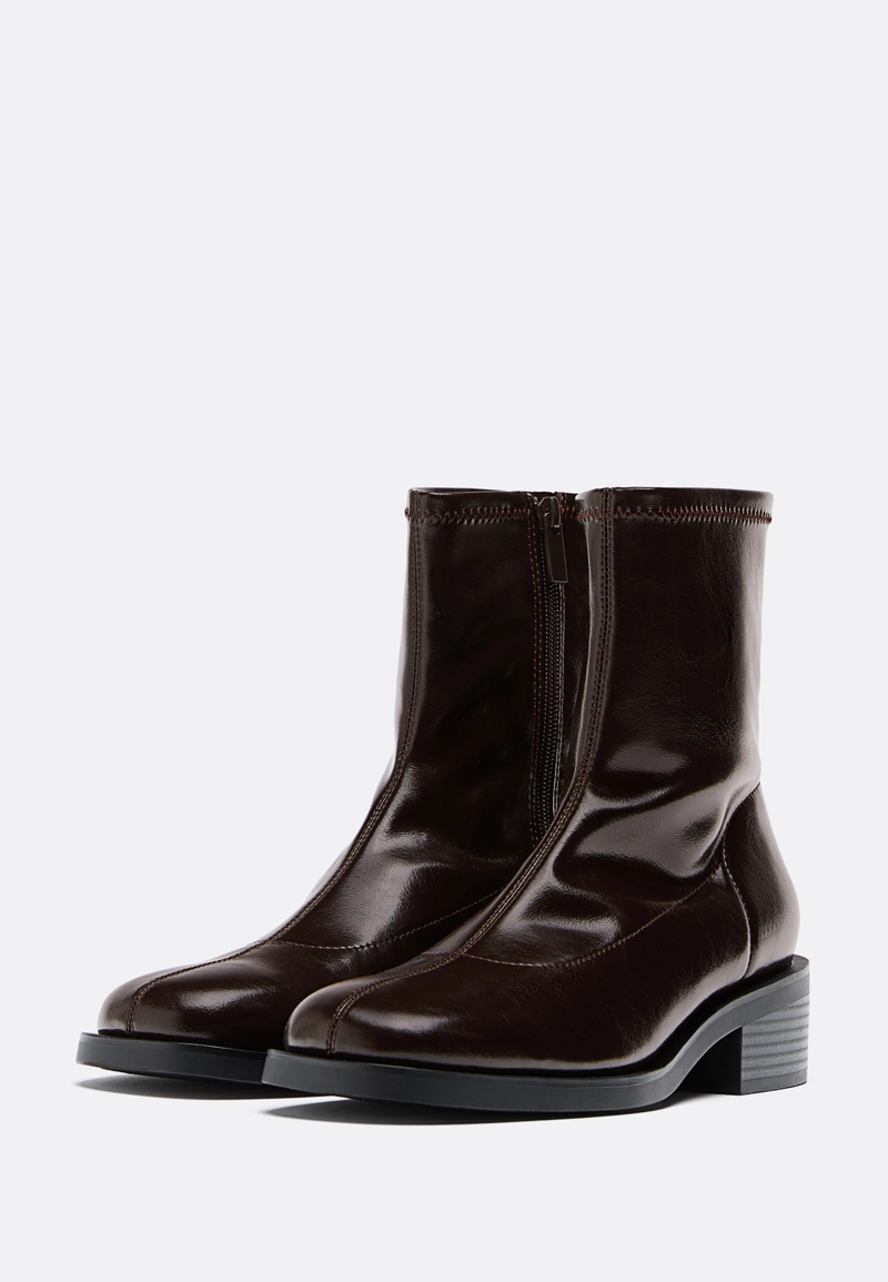 Плоские ботильоны-стретч