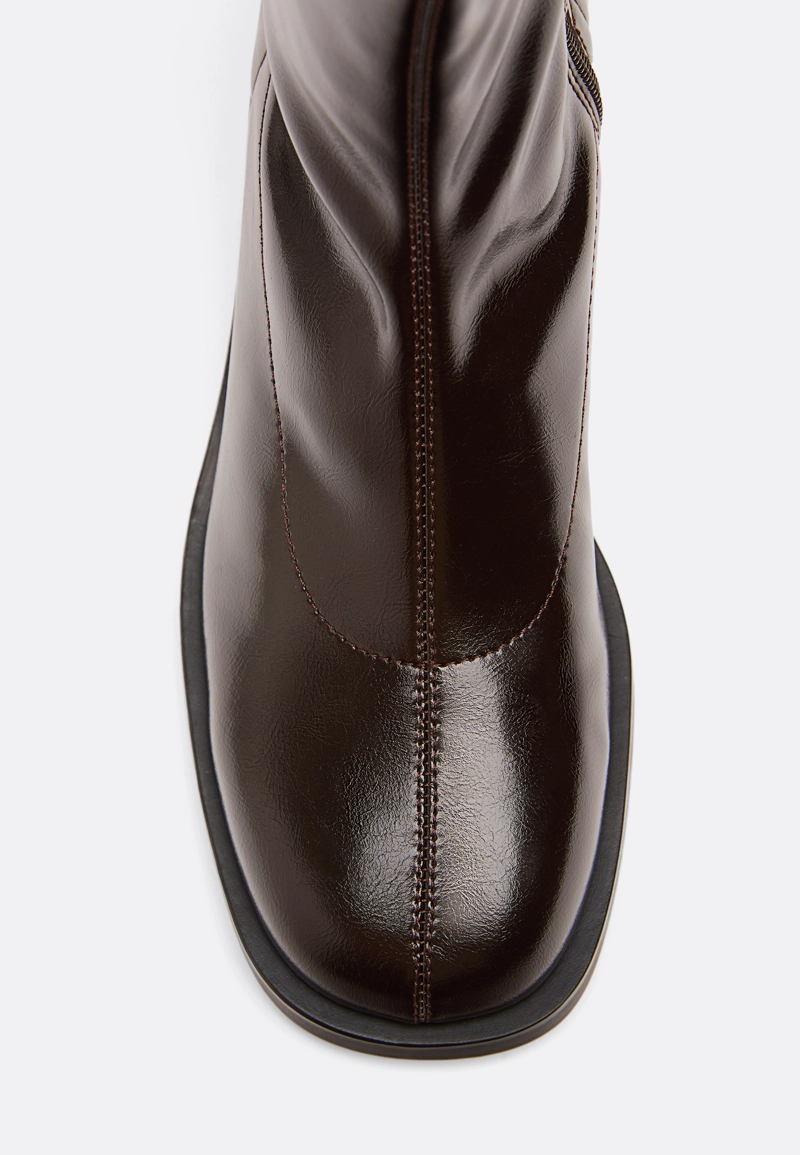 Плоские ботильоны-стретч