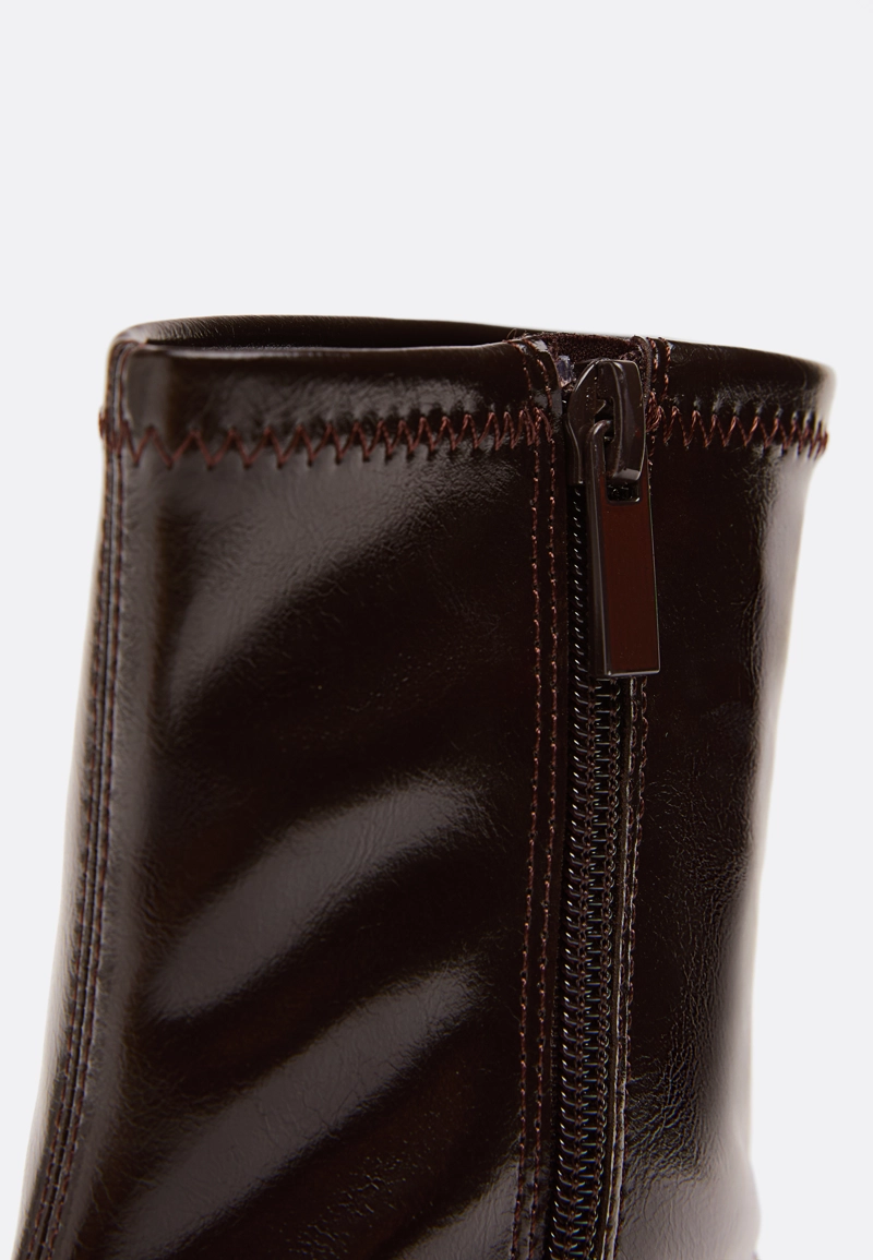 Плоские ботильоны-стретч