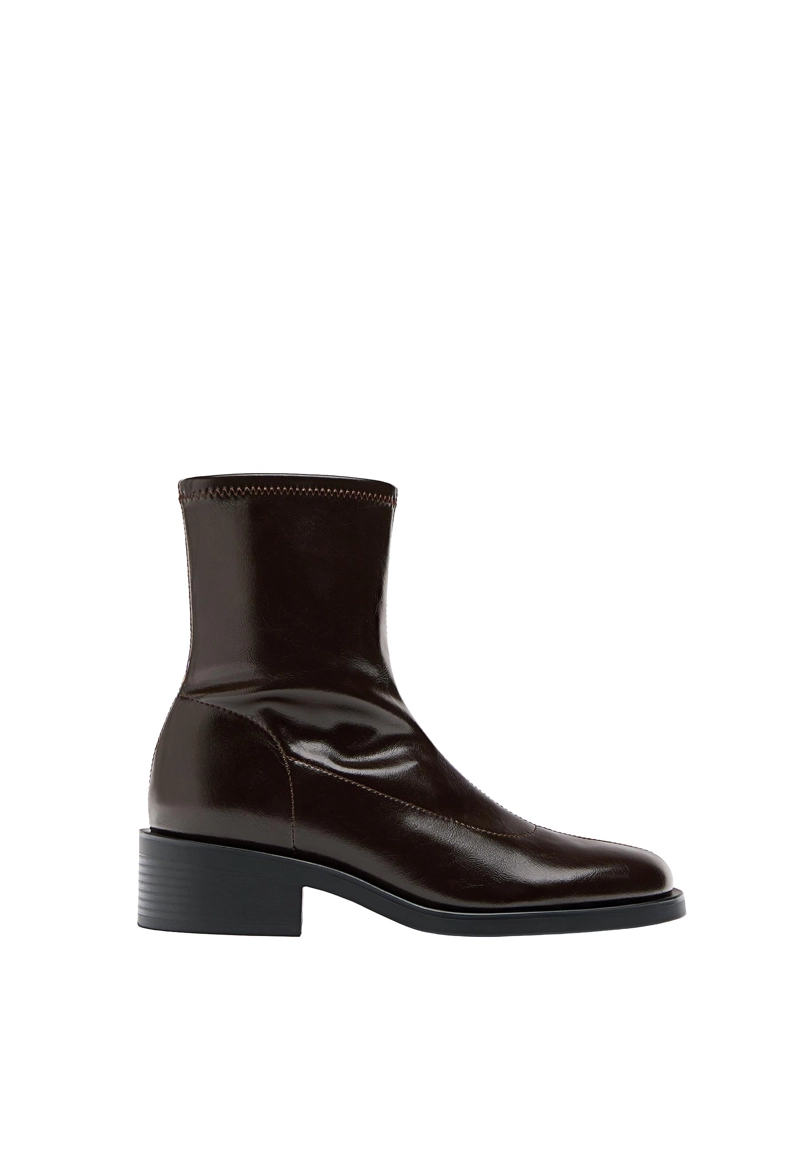 Плоские ботильоны-стретч