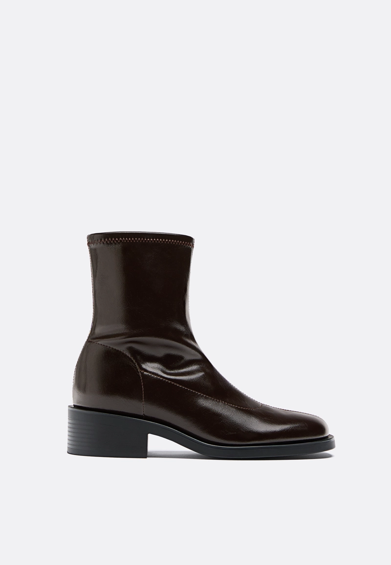 Плоские ботильоны-стретч