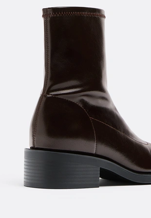 Плоские ботильоны-стретч- Заказать в России