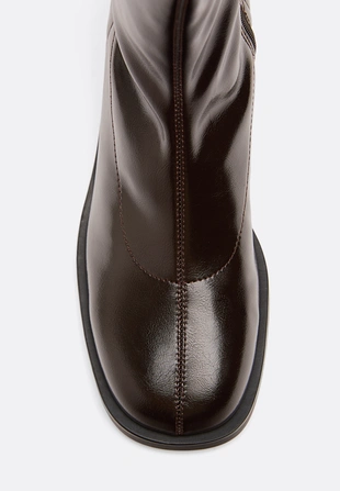 Плоские ботильоны-стретч- Заказать в России