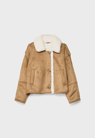 Комбинированная куртка двусторонней отделки- Заказать в России