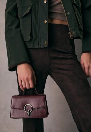 Сумка-мессенджер с круглой застежкой- Заказать в России