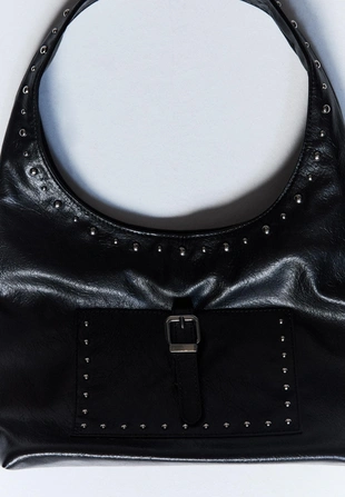 Сумка на плечо с заклепками- Заказать в России