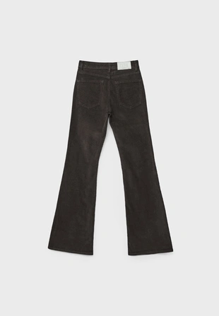 Brown|4804/405 - Stradivarius Брюки клеш из вельвета D74