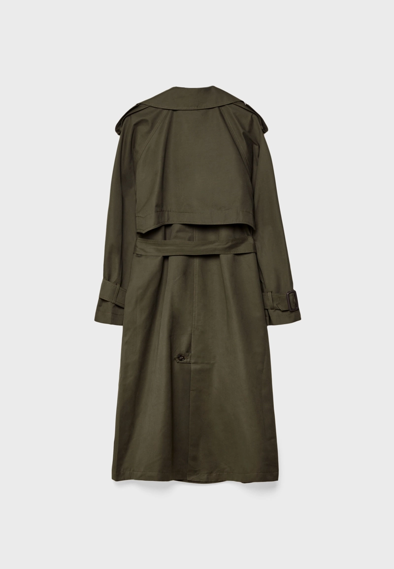 Длинный тренч оверсайз