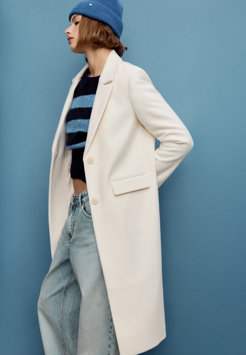 Мужское длинное пальто