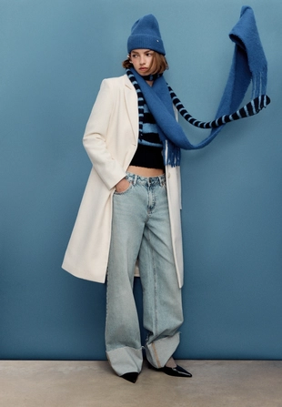 Мужское длинное пальто- Заказать в России