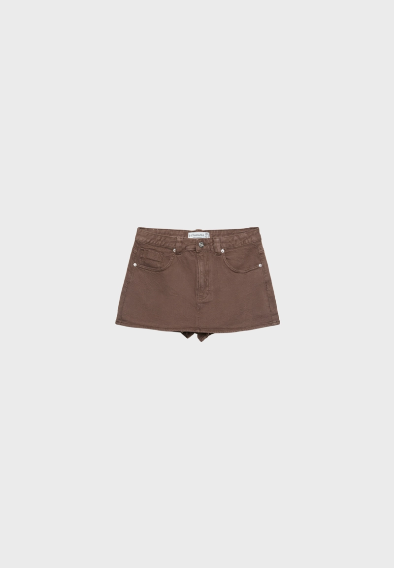 Джинсовая юбка-брюки D62