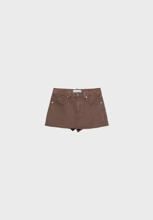 Джинсовая юбка-брюки D62- Заказать в России