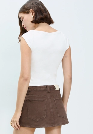 D62 джинсовая юбка-шорты- Заказать в России