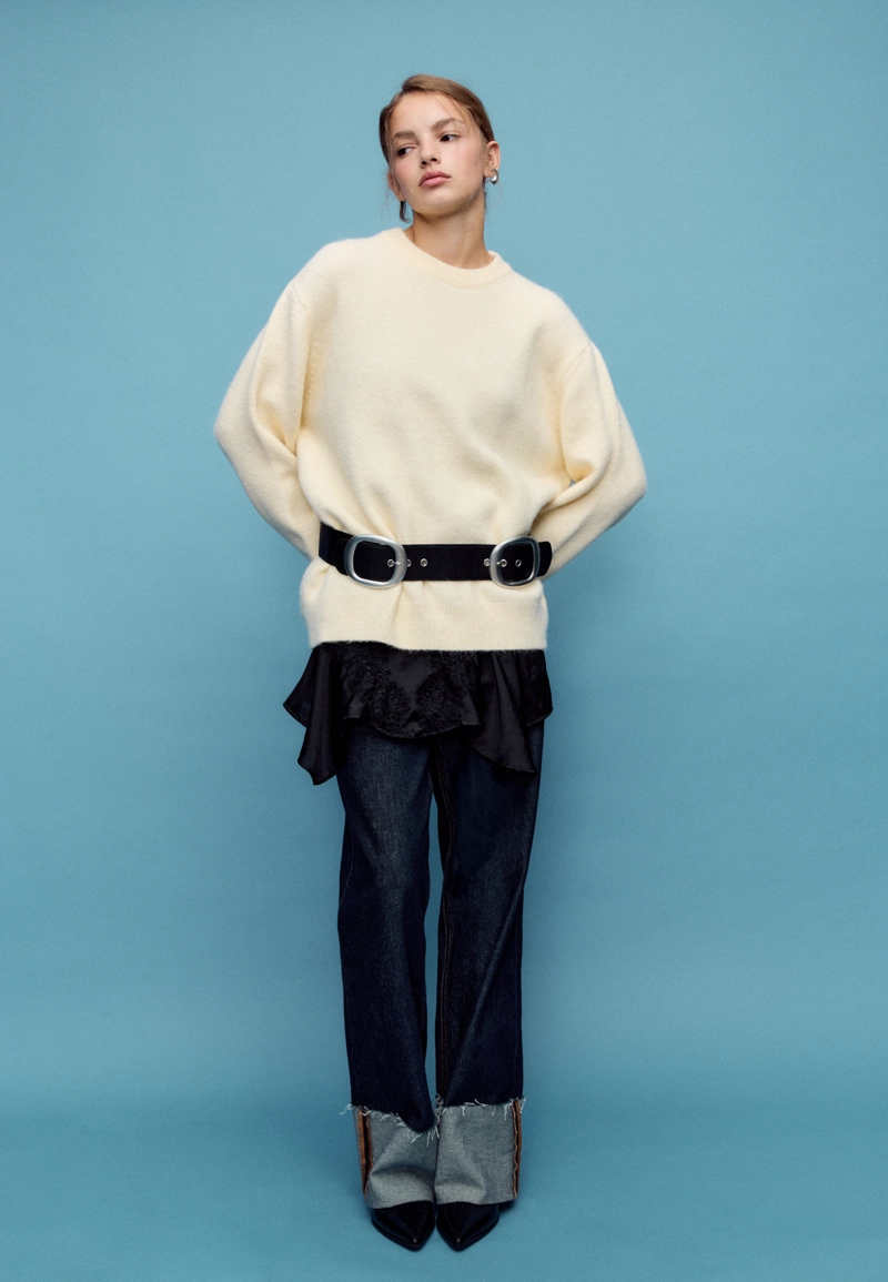 Мягкий трикотажный джемпер