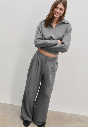 Брюки классические из мягкой ткани- Заказать в России