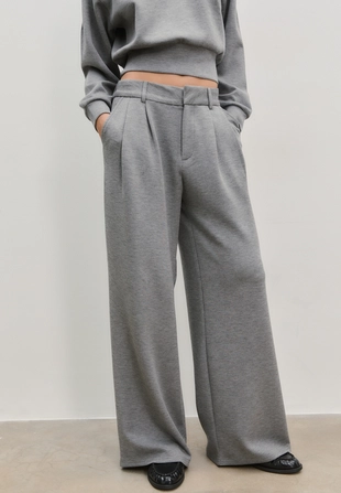 Брюки классические из мягкой ткани- Заказать в России