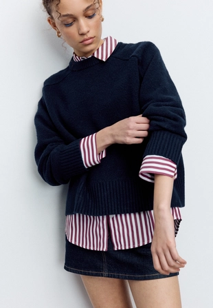 Базовый мягкий джемпер- Заказать в России