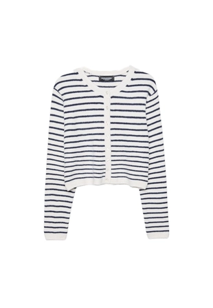 Вязаный кардиган с пуговицами из мягкой ткани- Заказать в России