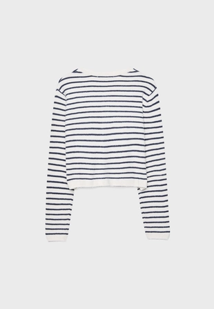 Вязаный кардиган с пуговицами из мягкой ткани- Заказать в России