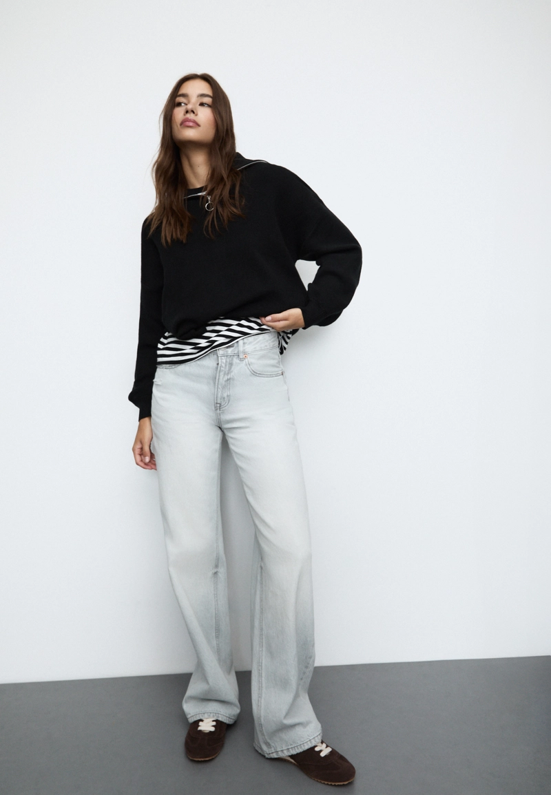 Джинсы прямого кроя